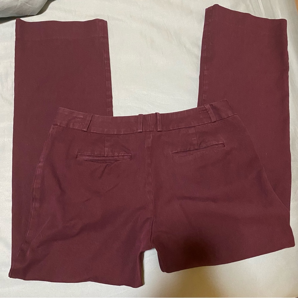 The Limited Deep Red Straight Leg Pants - Picture 5 of 6